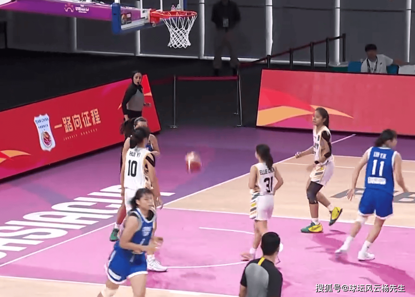 U18女篮亚洲杯，中国台北90-34大胜马来西亚队